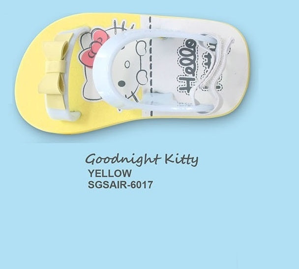 Banana Peel Slippers for Toddlers - Hello Kitty Set Good Night Kitty Yellow - MYSTYLEMYCLOTHING