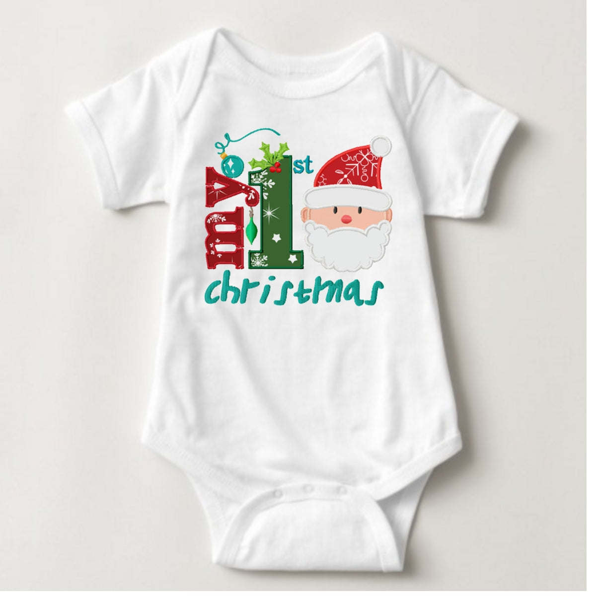 Baby Christmas Holiday Onesies - My 1st Christmas - MYSTYLEMYCLOTHING