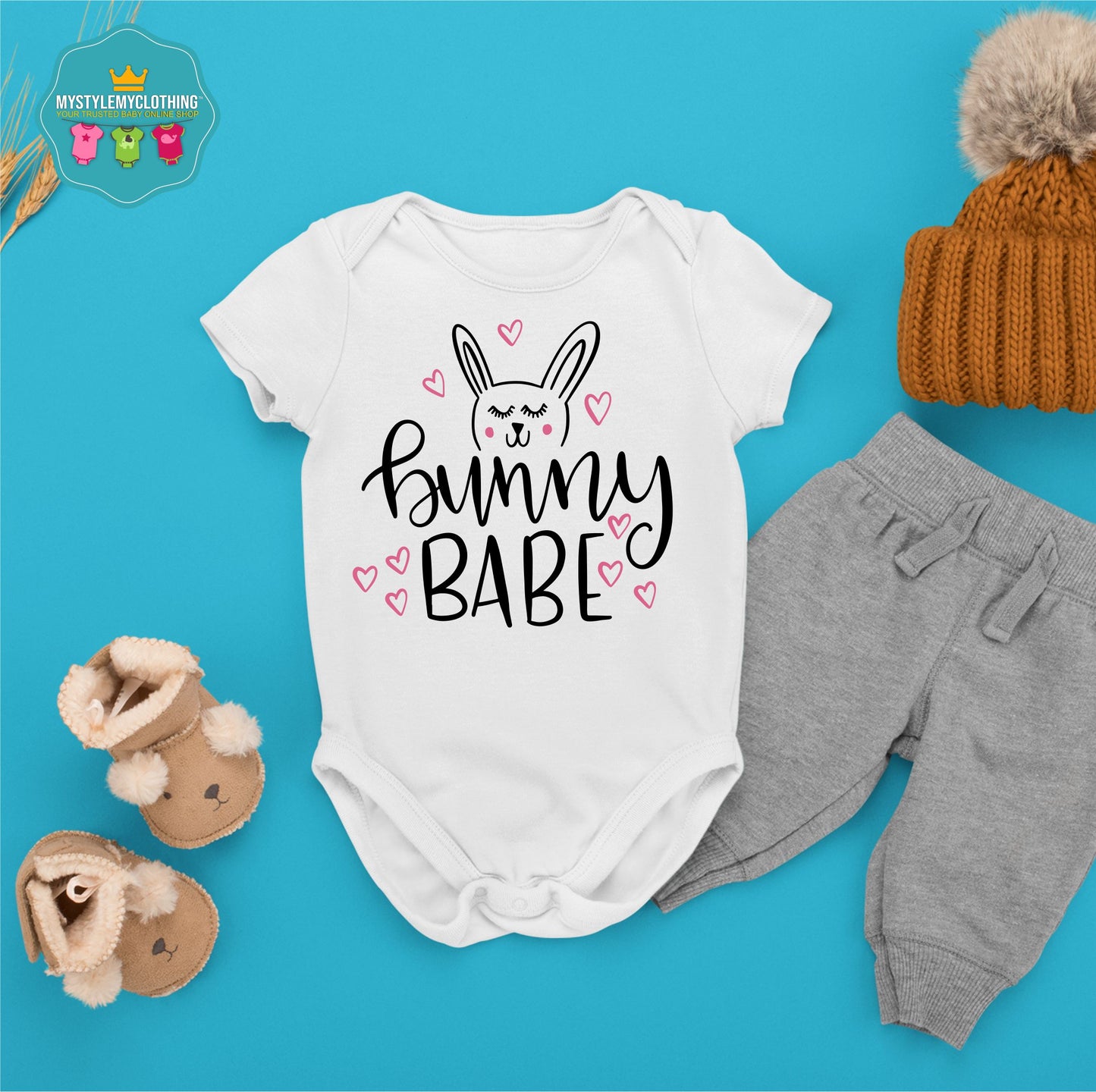 Baby Easter Onesies - Bunny Babe