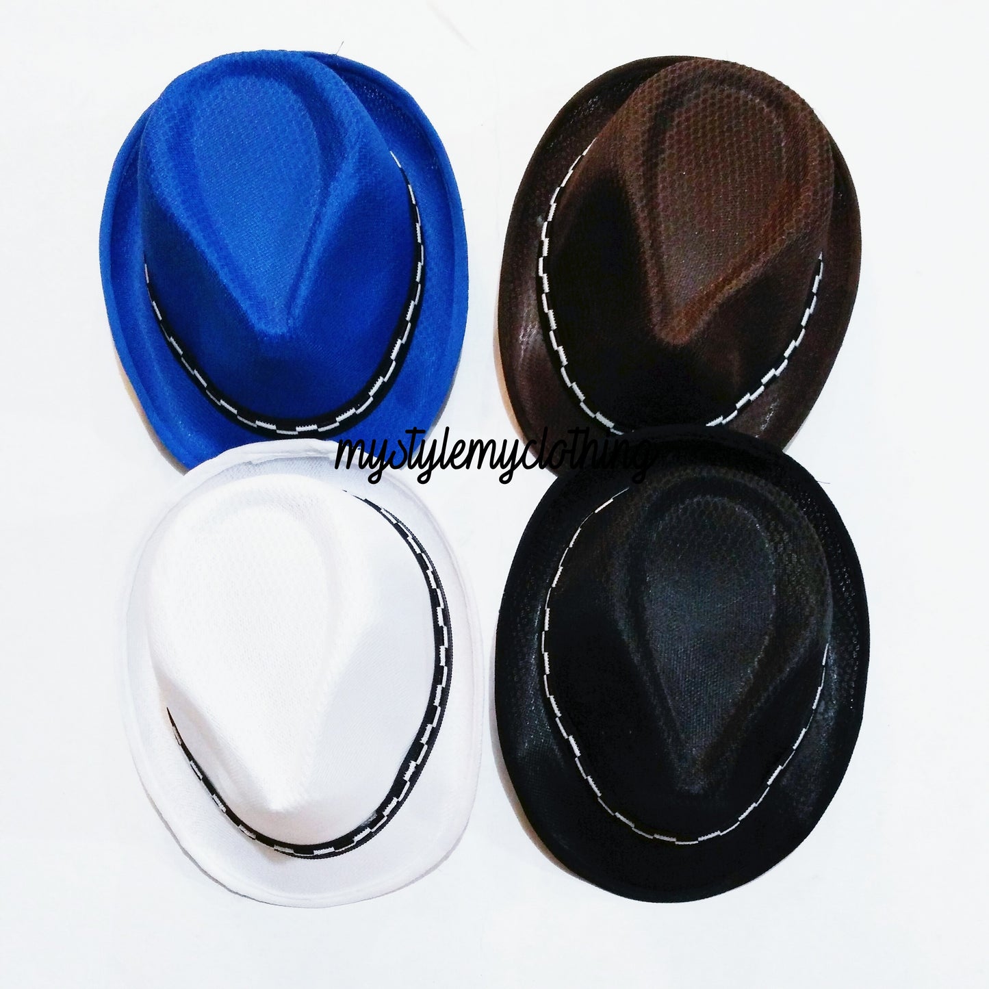 Baby and Toddler Nylon Bruno Mars Fedora Fashion Hats - MYSTYLEMYCLOTHING