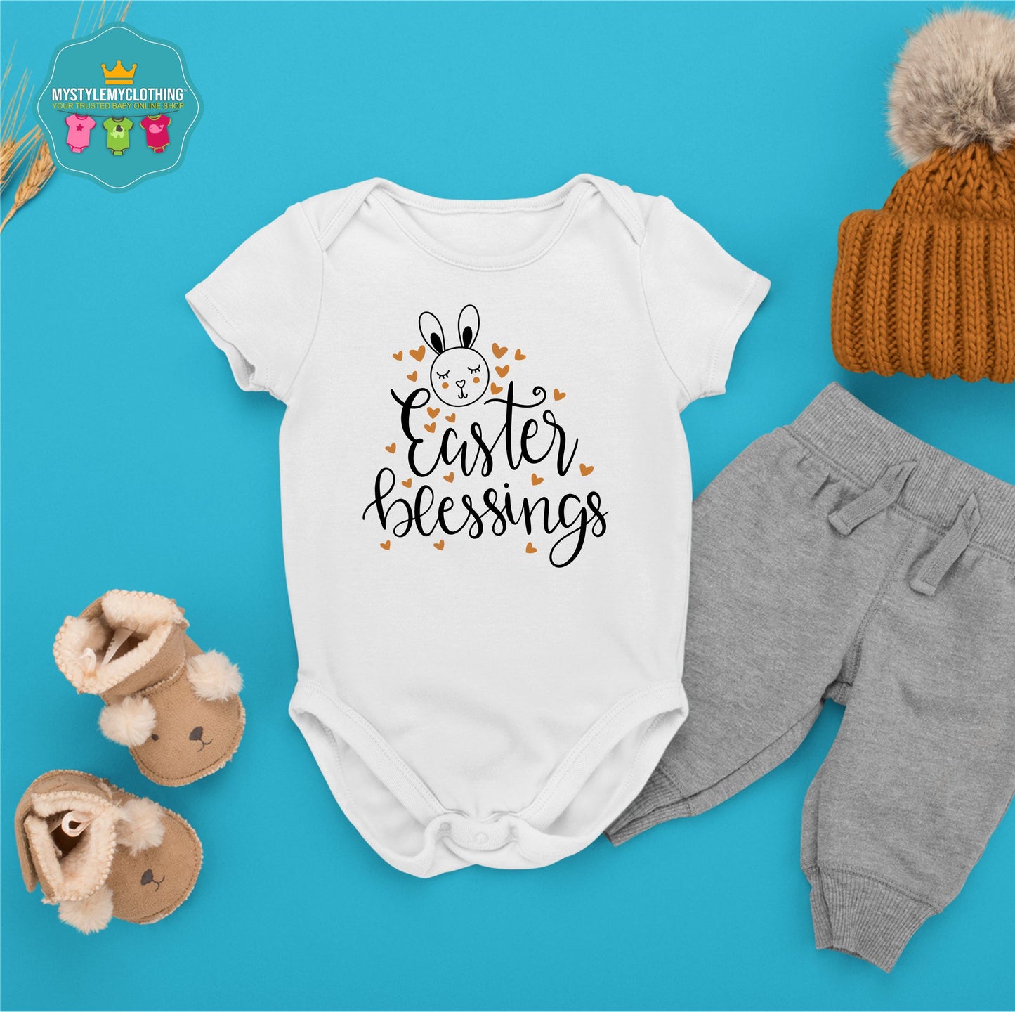 Baby Easter Onesies - Easter Blessings