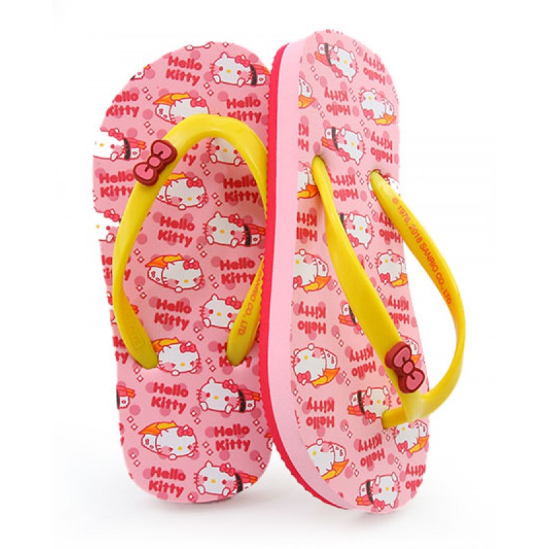 Banana Peel Slippers for Girls Kids Hello Kitty Sushi Love - Futomaki - MYSTYLEMYCLOTHING