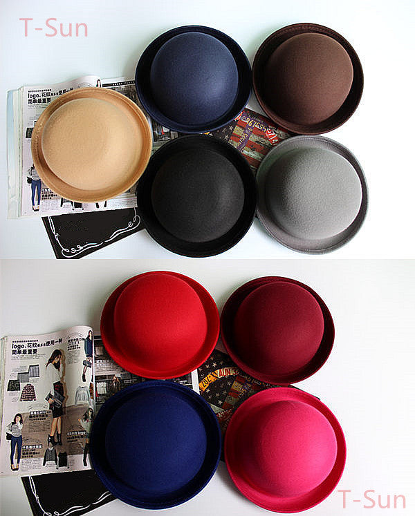 Kids Bowler Girls Hats - MYSTYLEMYCLOTHING