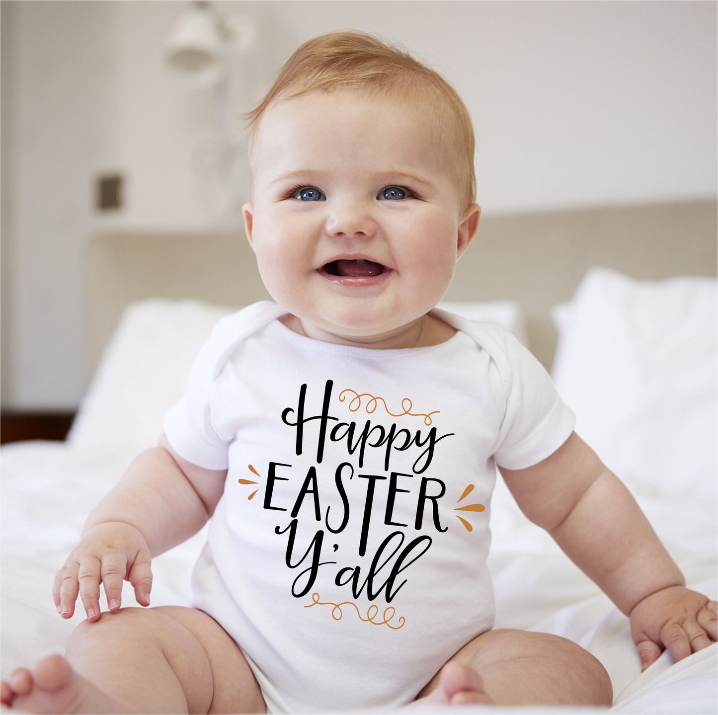 Baby Easter Onesies - Happy Easter Y'all