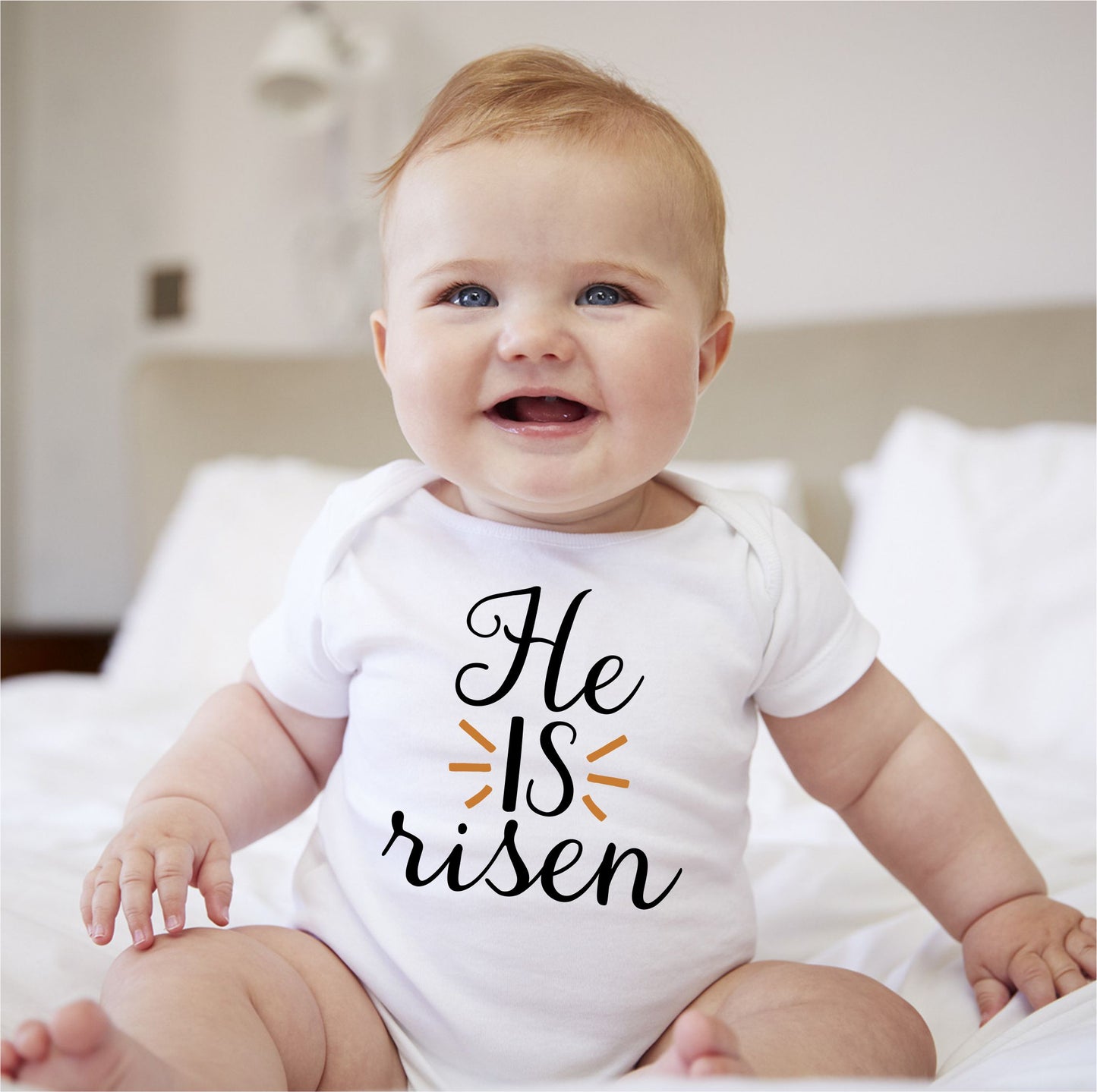 Baby Easter Onesies - He is Risen
