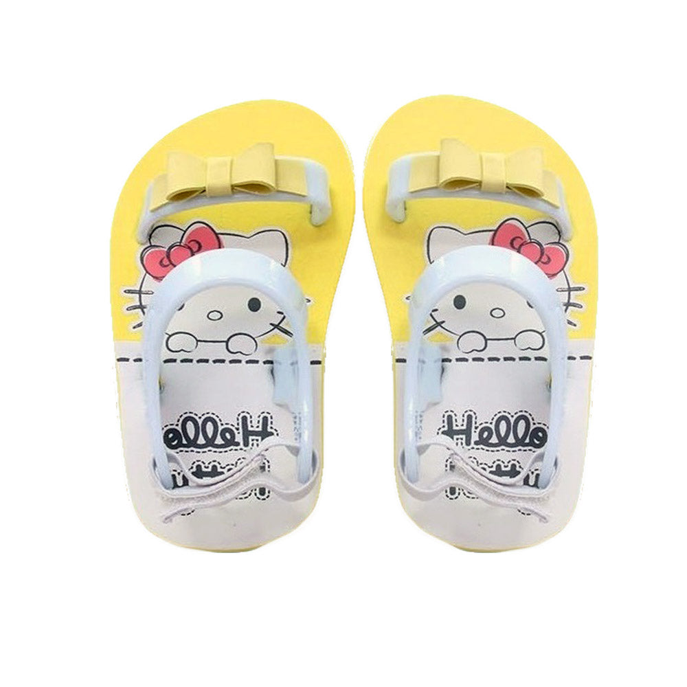 Banana Peel Slippers for Toddlers - Hello Kitty Set Good Night Kitty Yellow - MYSTYLEMYCLOTHING