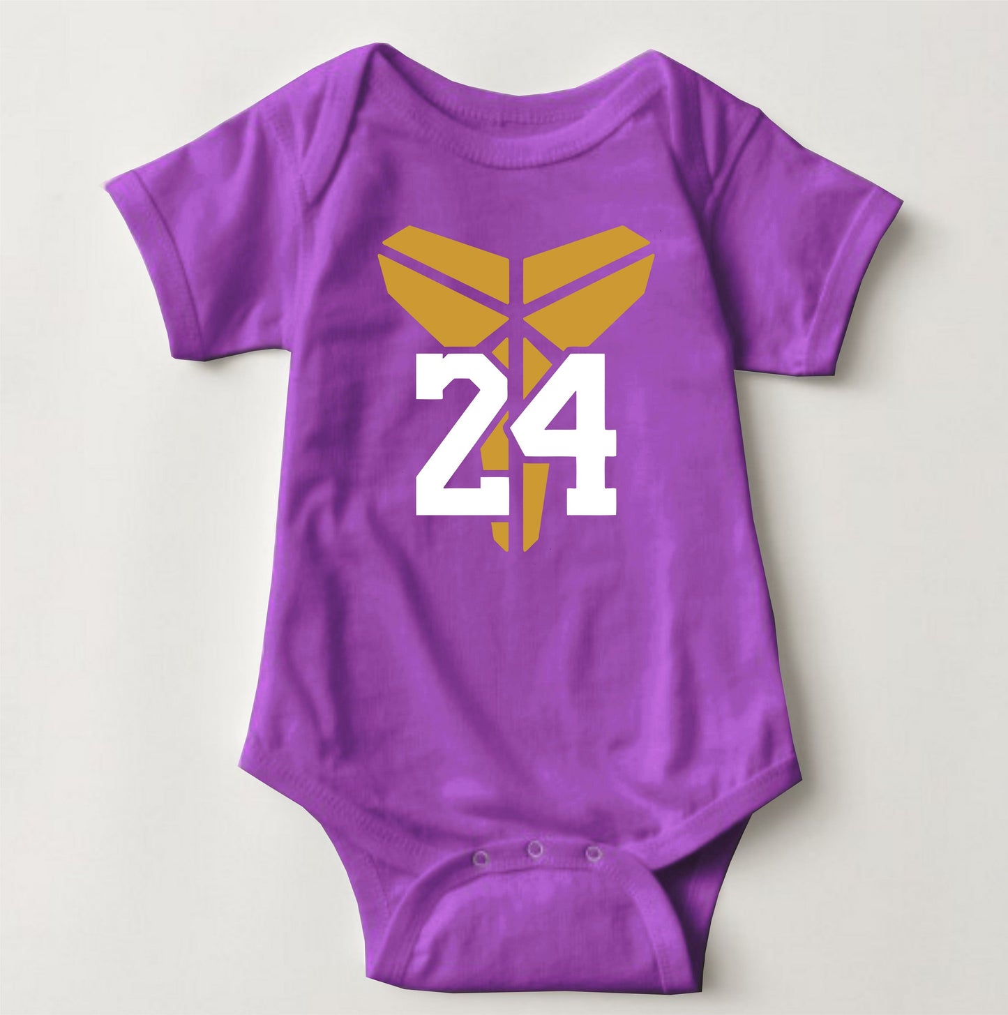 Baby Basketball Onesies - Kobe 24 - MYSTYLEMYCLOTHING