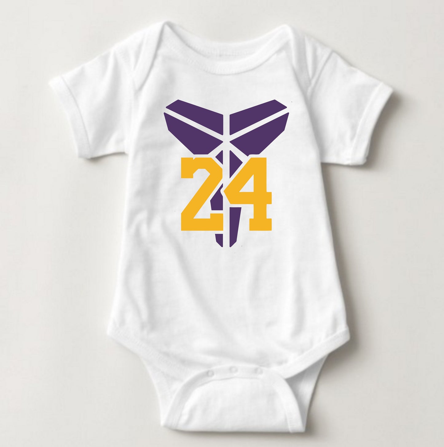 Baby Basketball Onesies - Kobe 24 - MYSTYLEMYCLOTHING