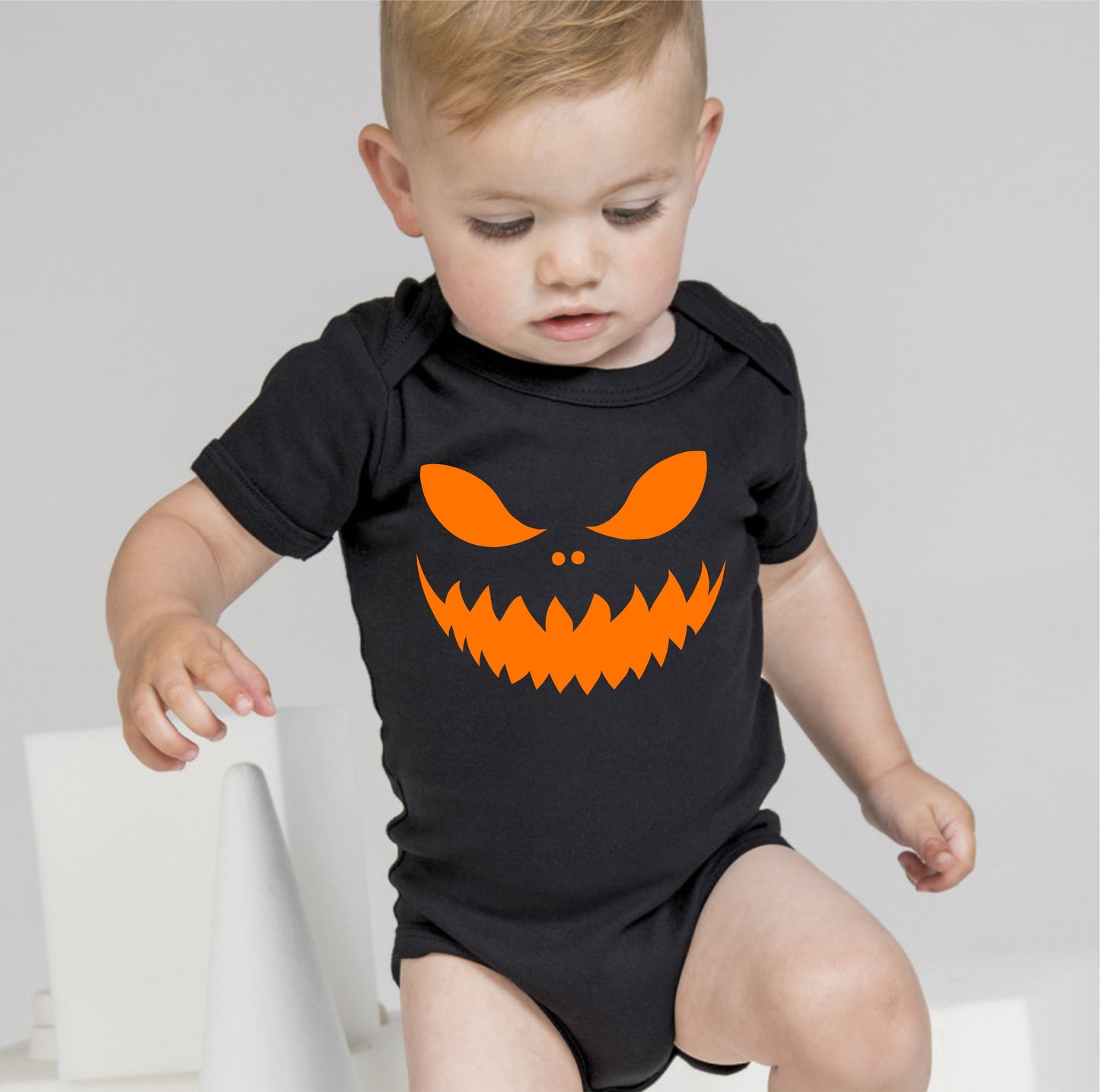 Baby Halloween Onesies - Monster Scary Face