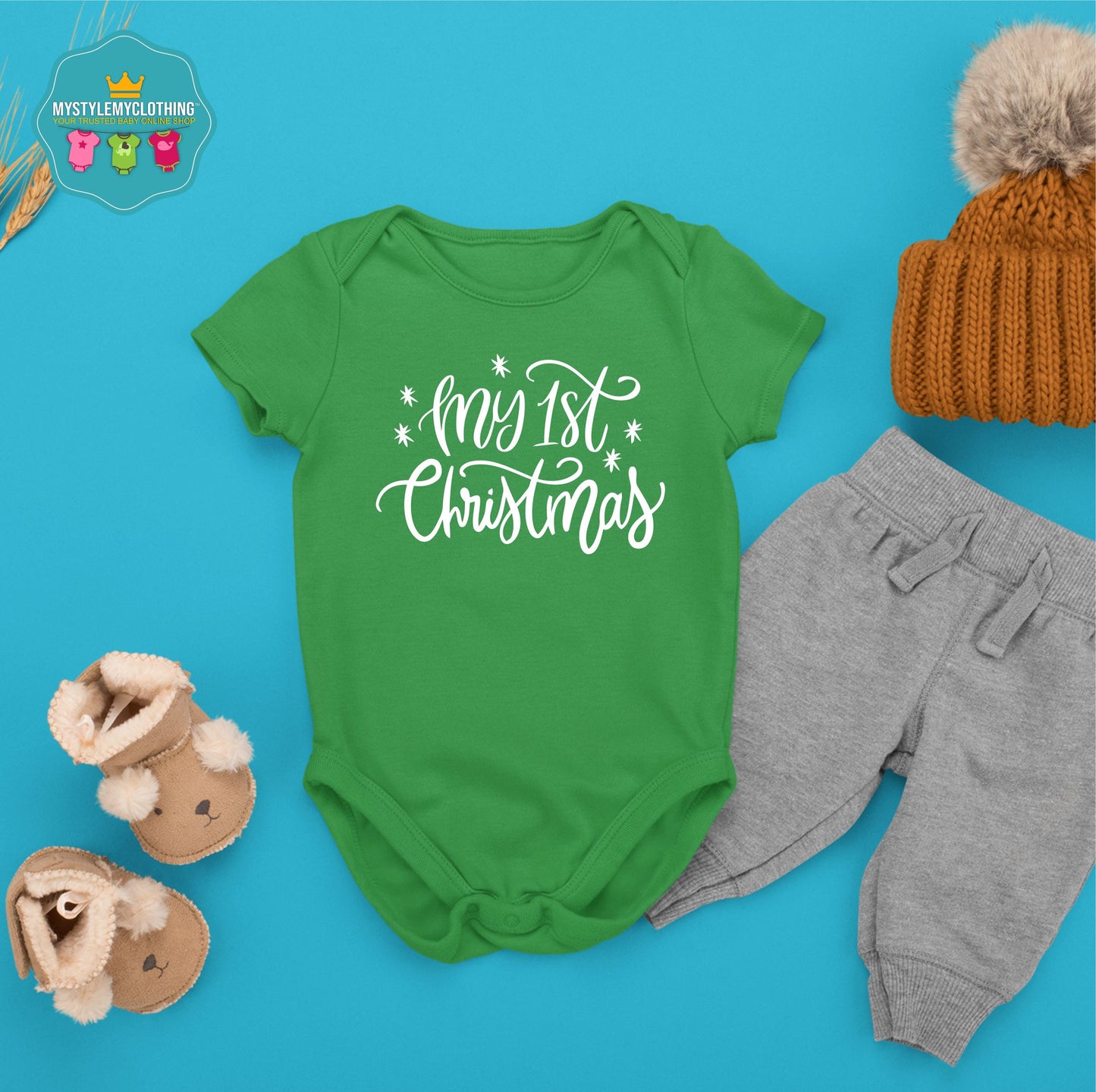 Baby Christmas Holiday Onesies - My First Christmas