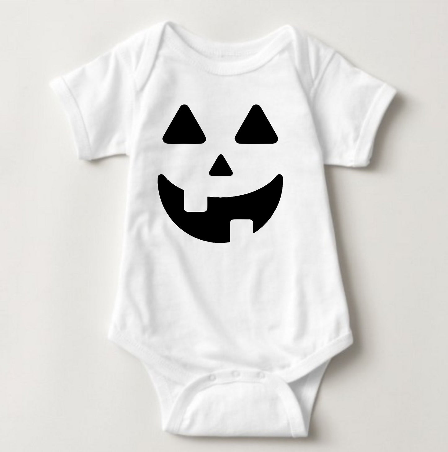 Baby Halloween Onesies - Scary Face Pumpkin