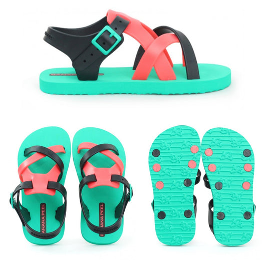 Banana Peel Slippers for Toddlers Peaches and Cream - Bartlett Parakeet Green - MYSTYLEMYCLOTHING