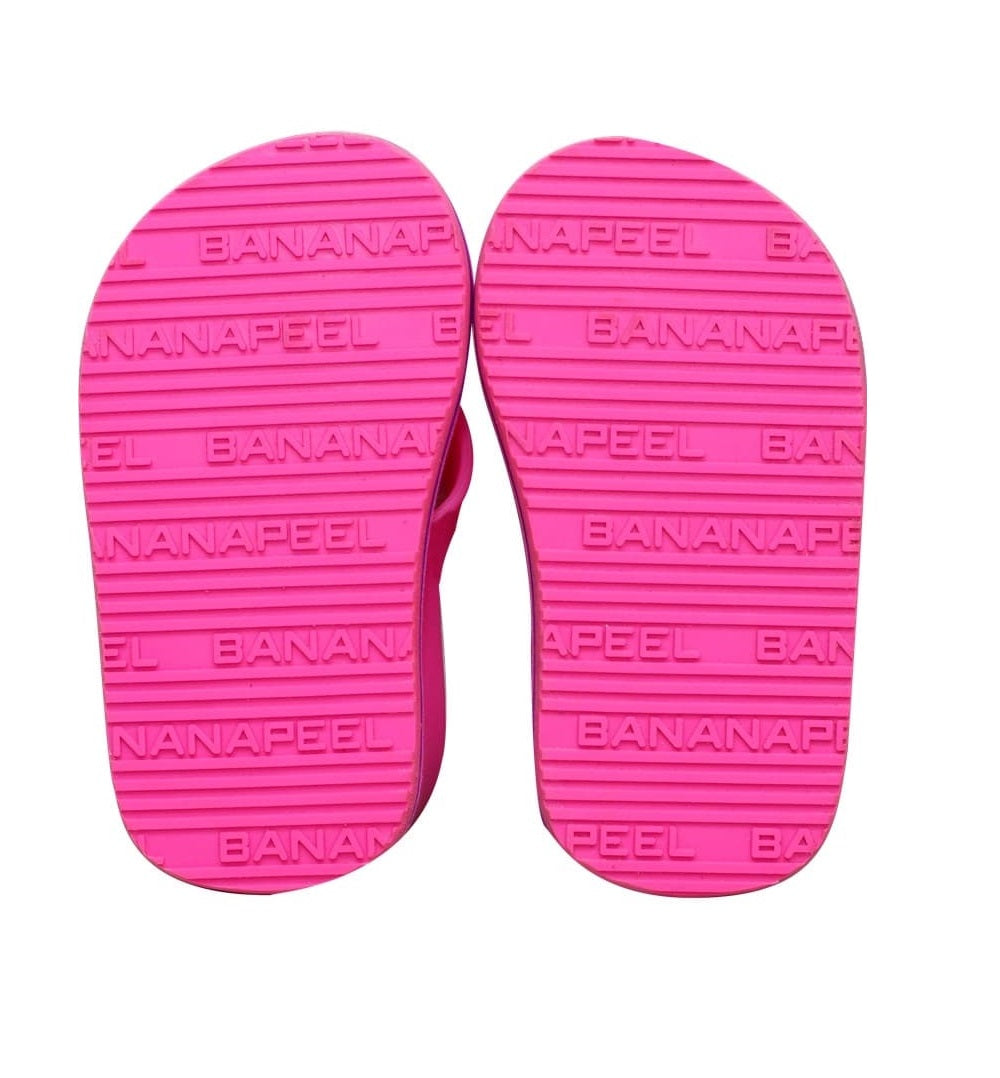 Banana Peel Slippers for Toddlers - Little Princess Set Tiara Cotton Pink - MYSTYLEMYCLOTHING