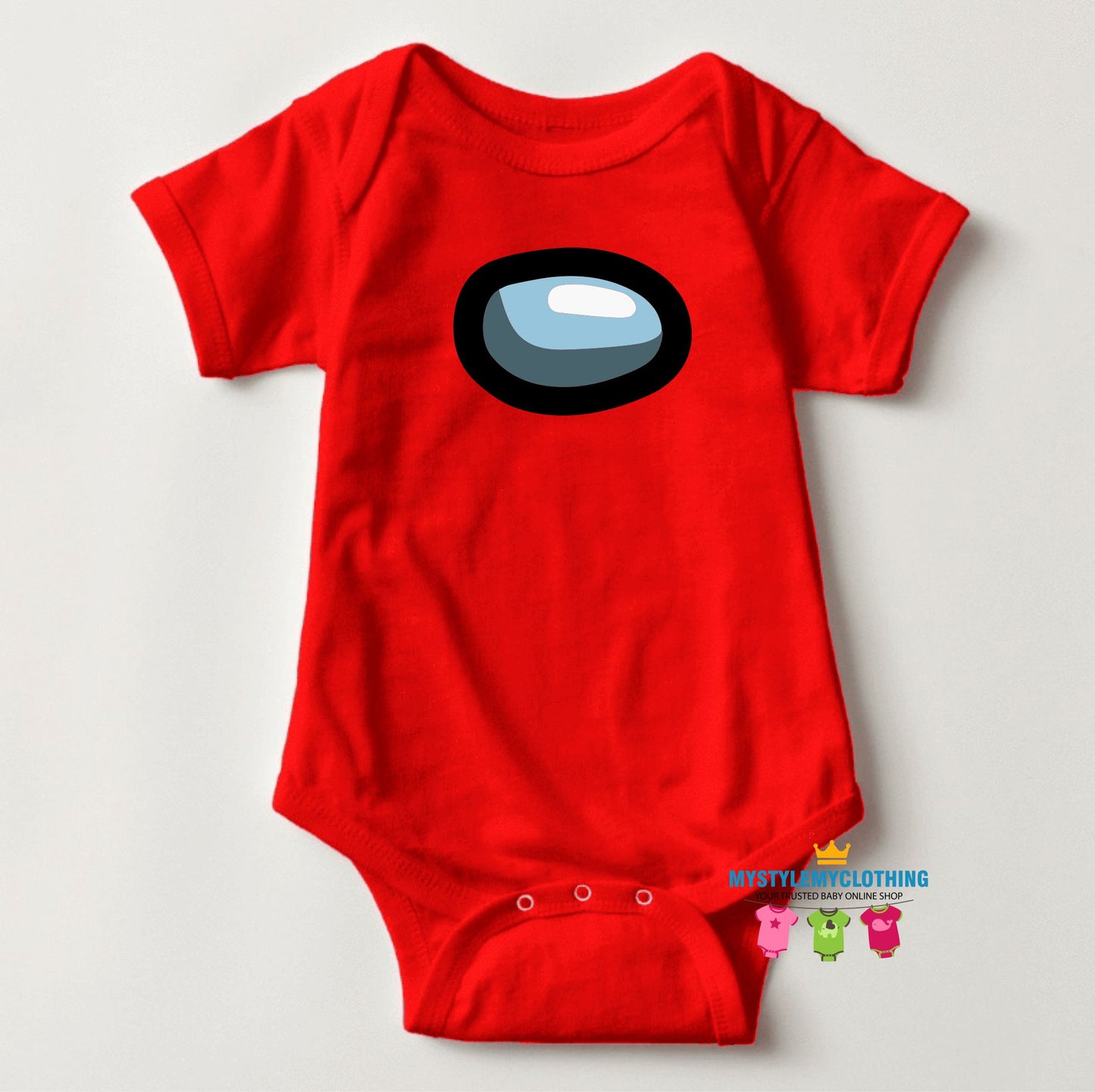 Baby Character Among Us Onesies - Red - MYSTYLEMYCLOTHING