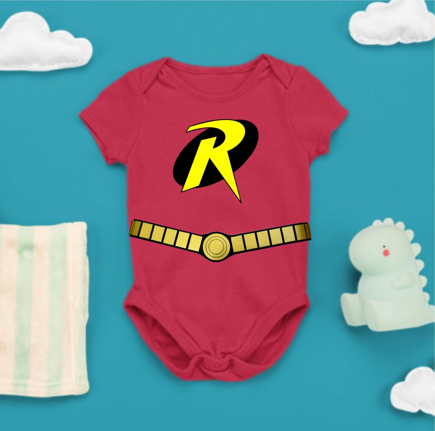 Baby Superhero Onesies - Robin