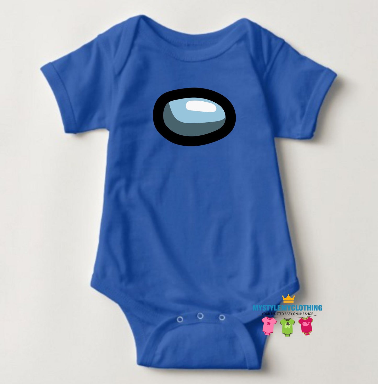 Baby Character Among Us Onesies - Blue - MYSTYLEMYCLOTHING