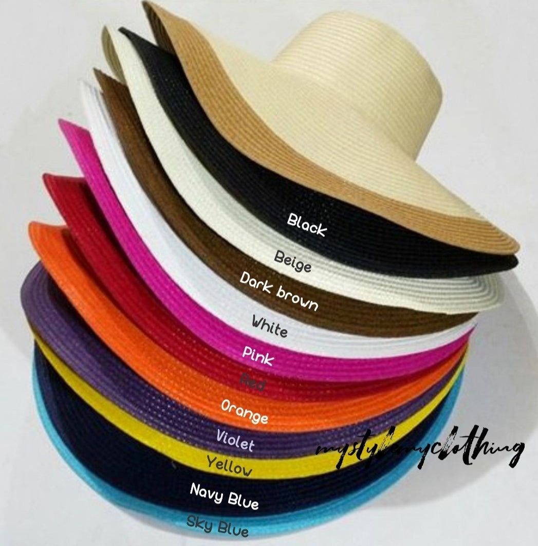 Wide Brim All Season Summer Hat Adults - MYSTYLEMYCLOTHING