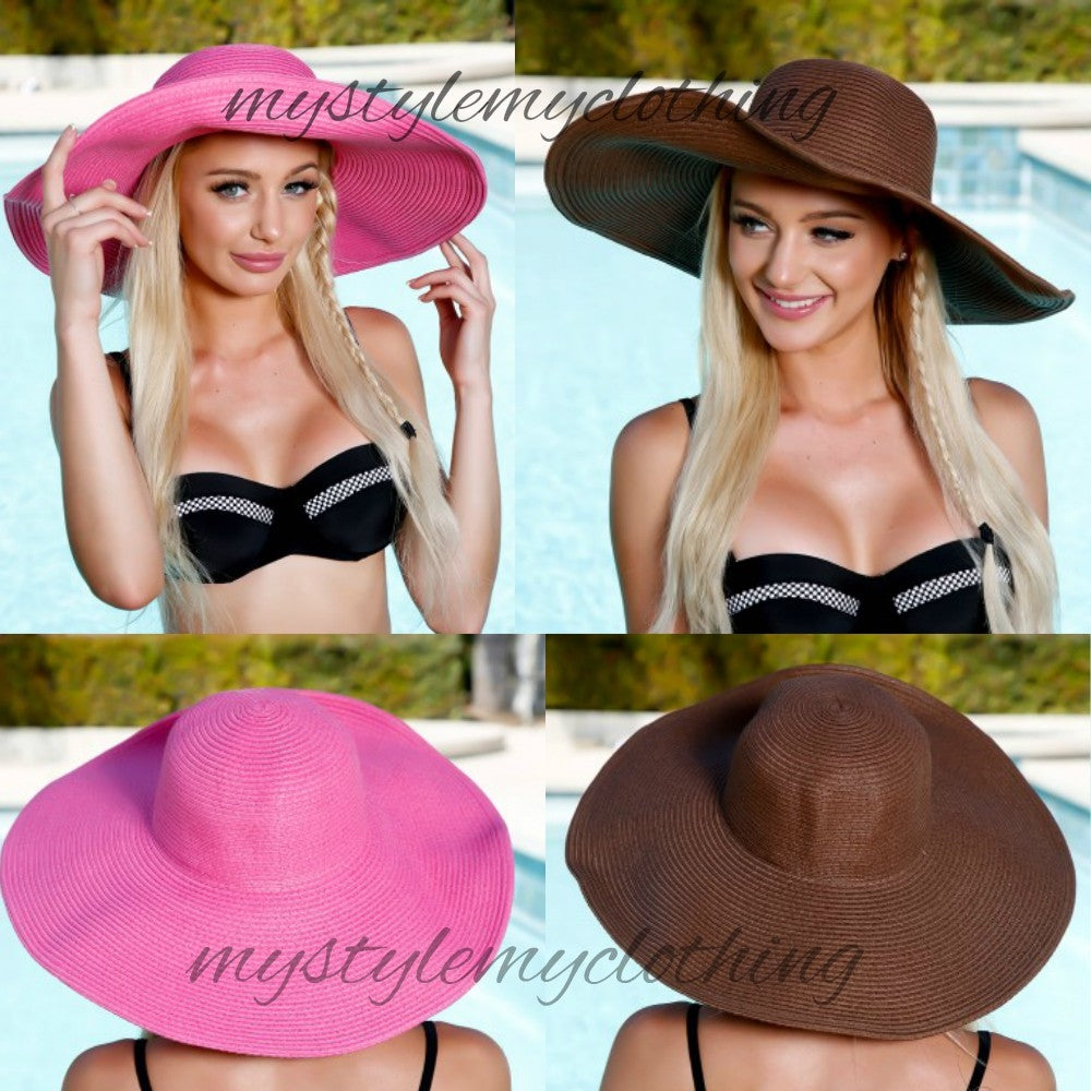 Wide Brim All Season Summer Hat Adults - MYSTYLEMYCLOTHING