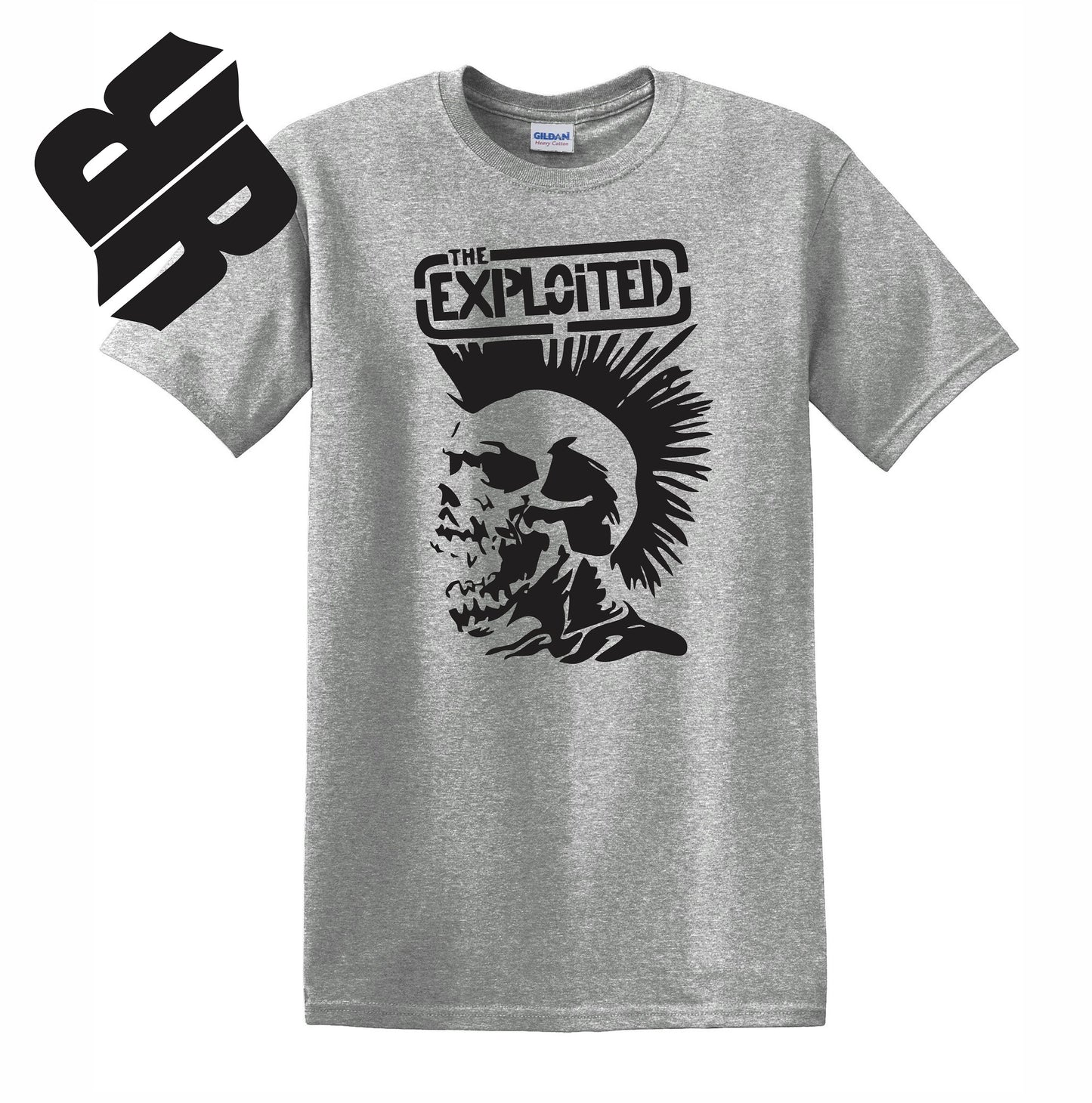 Radical Band Men's Shirts - Exploited (Gray) - MYSTYLEMYCLOTHING