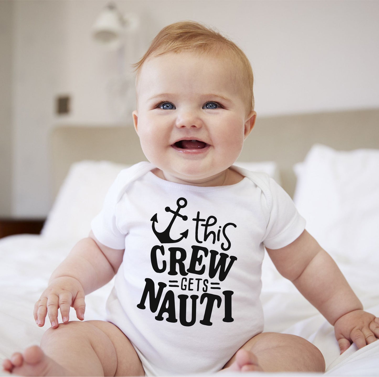 Baby Statement Onesies - This Crew Gets Nauti
