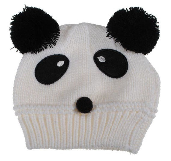 Baby to Toddlers Panda Knitted Bonnets - MYSTYLEMYCLOTHING