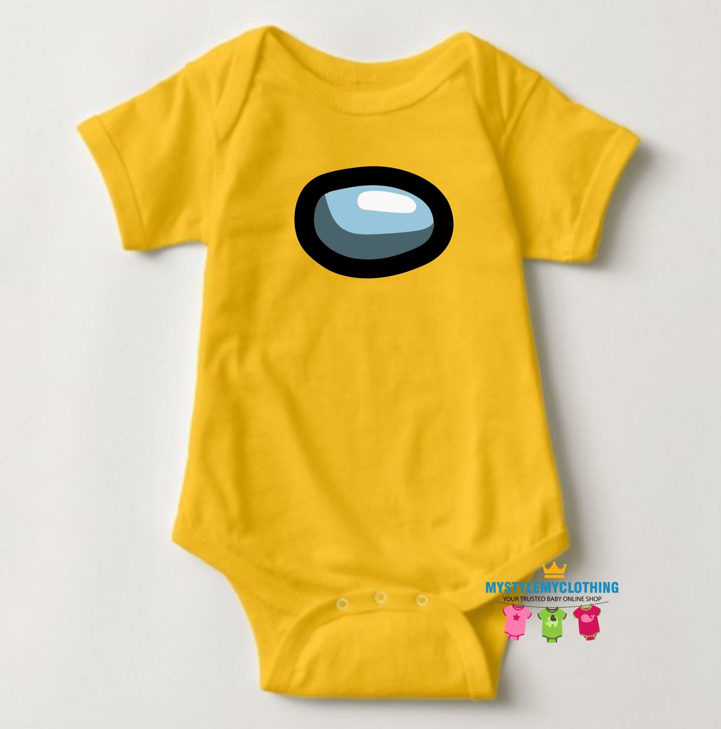 Baby Character Among Us Onesies - Yellow - MYSTYLEMYCLOTHING
