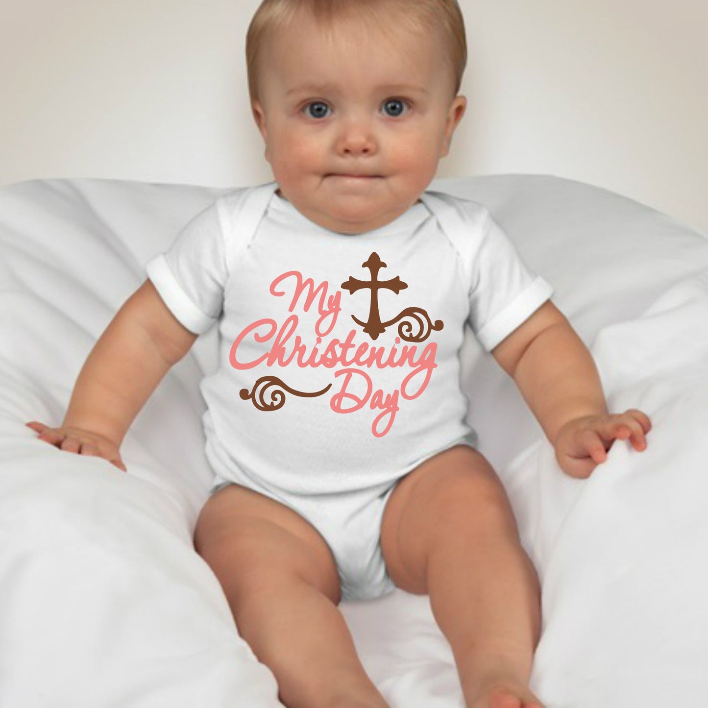 Baby My Christening Day Onesies - Girl - MYSTYLEMYCLOTHING
