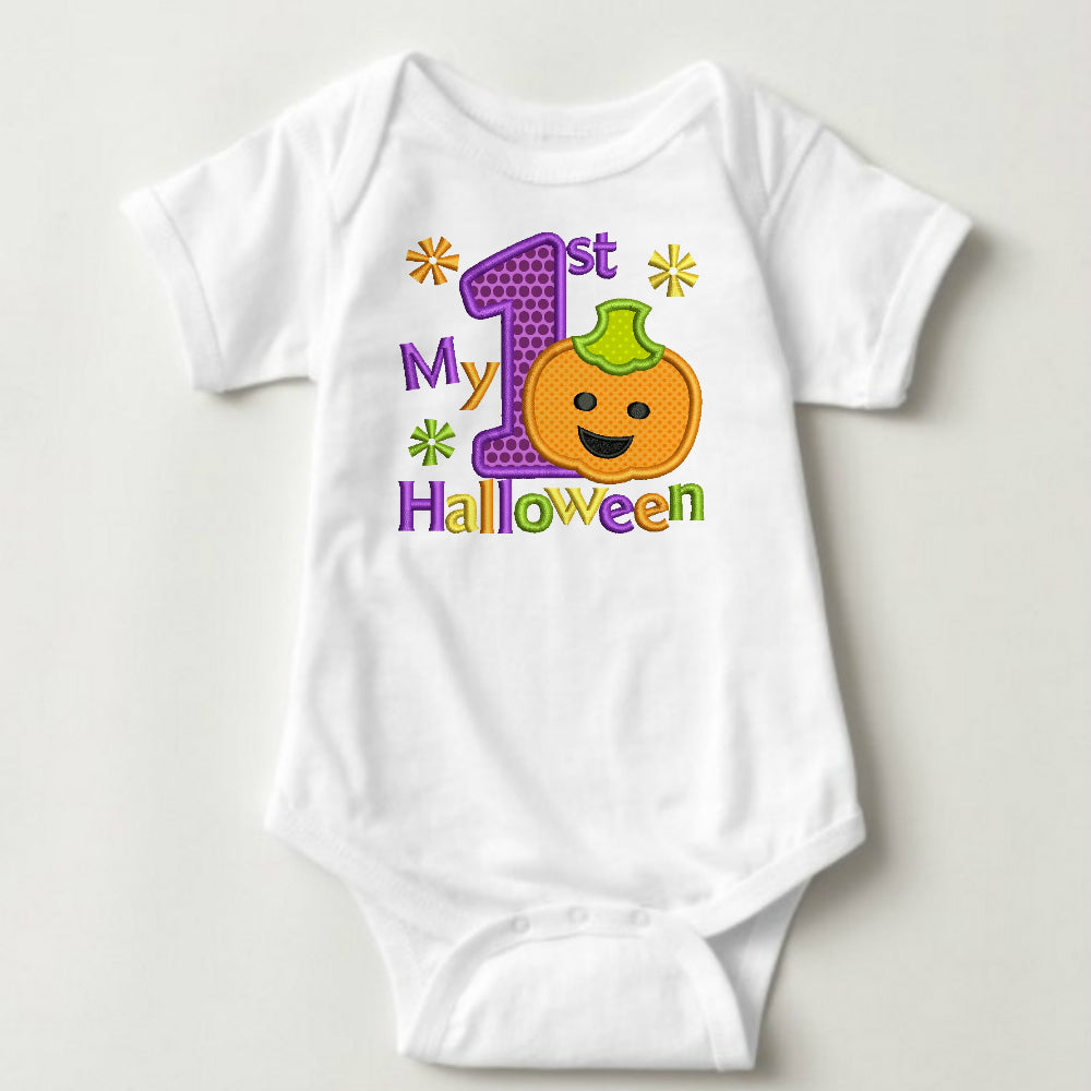 Baby Halloween Onesies - My 1st Halloween (Pumpkin) - MYSTYLEMYCLOTHING
