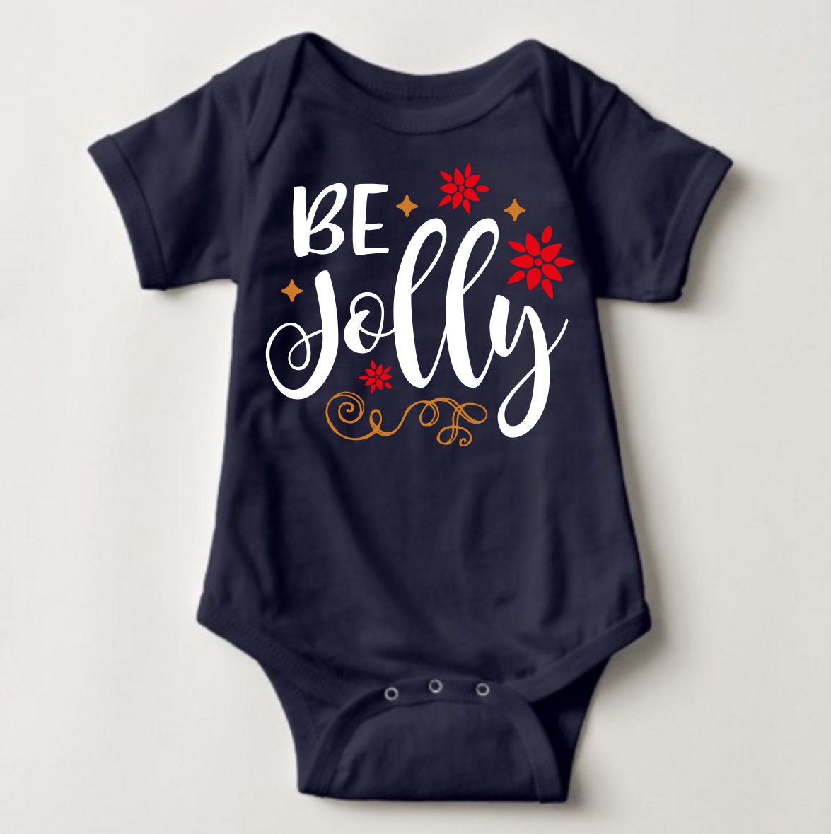 Baby Christmas Holiday Onesies - Be Jolly - MYSTYLEMYCLOTHING