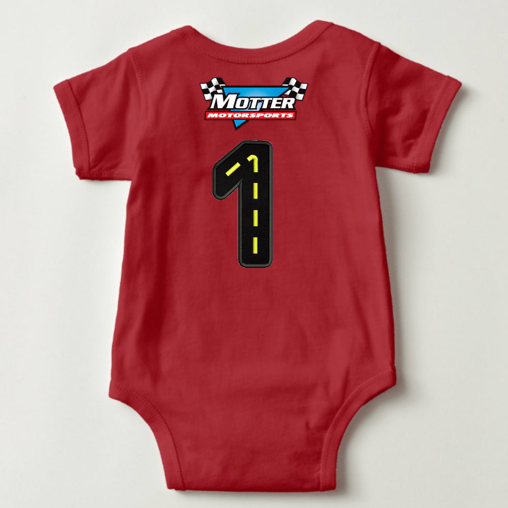 Baby Birthday Onesies -The Cars 1st Birthday Custom Made Onesies - MYSTYLEMYCLOTHING