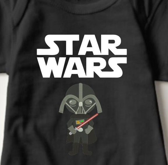 Baby Star Wars Collection Onesies - Darth Vader - MYSTYLEMYCLOTHING