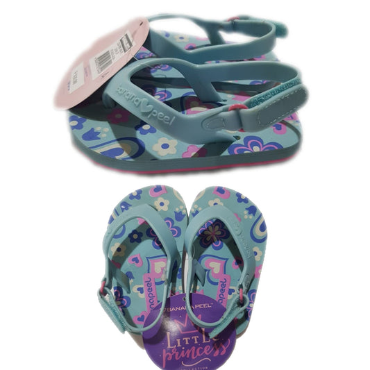 Banana Peel Slippers for Toddlers - Little Princess Set Chin Up Stone Blue - MYSTYLEMYCLOTHING