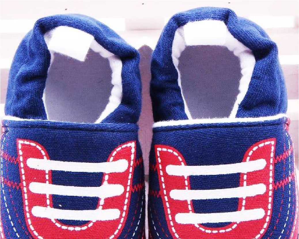 Blue Canvass Prewalker Shoes - MYSTYLEMYCLOTHING