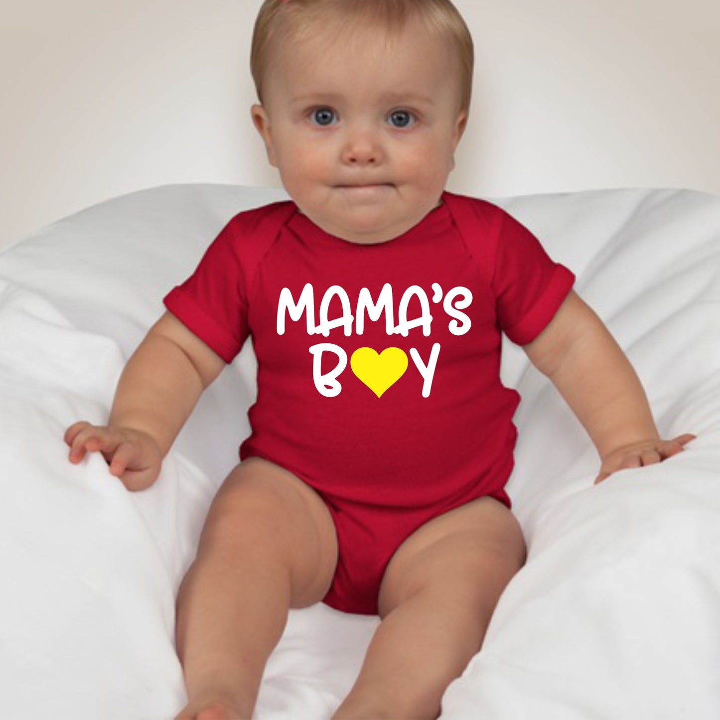 Valentines Onesies - Mama's Boy - MYSTYLEMYCLOTHING
