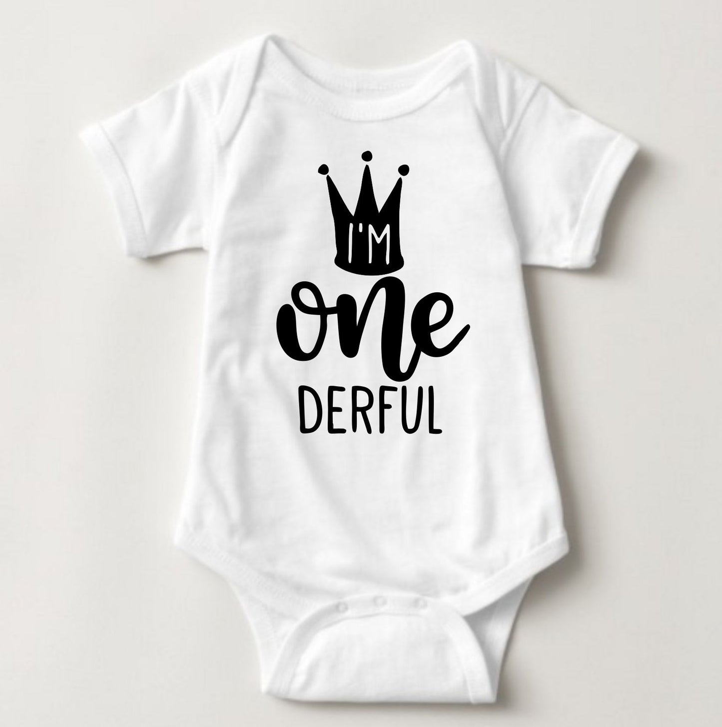 Baby Birthday Onesies - OneDerful - MYSTYLEMYCLOTHING