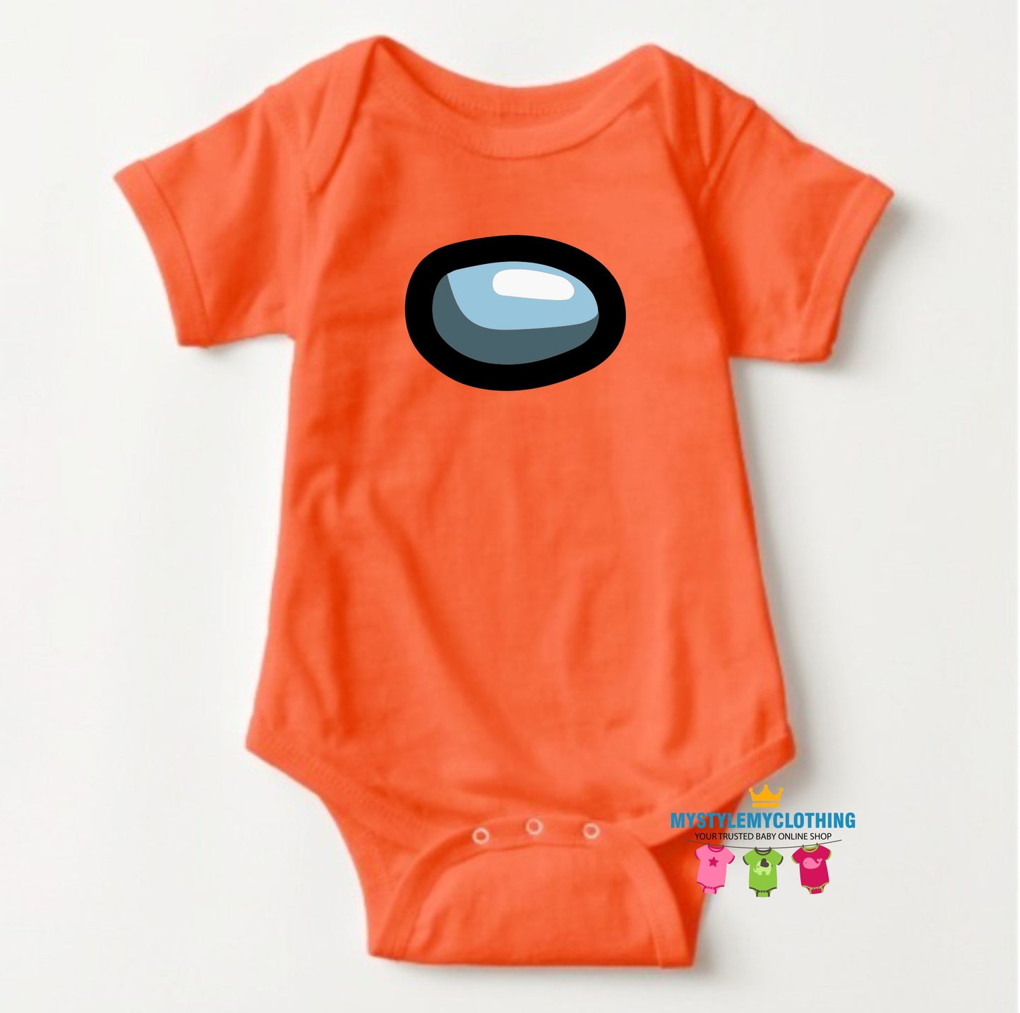 Baby Character Among Us Onesies - Orange - MYSTYLEMYCLOTHING