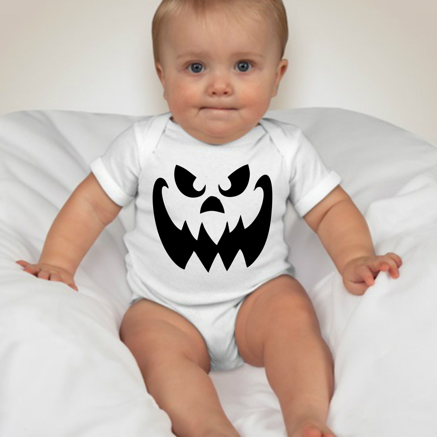 Baby Halloween Onesies - Beast White - MYSTYLEMYCLOTHING