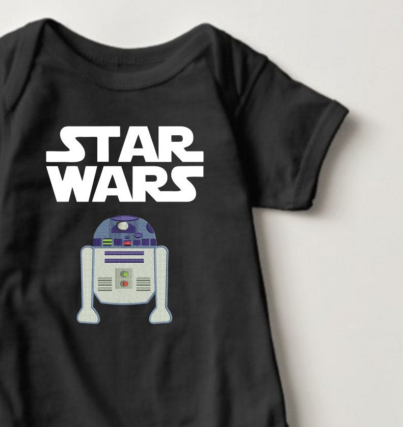 Baby Star Wars Collection Onesies - R2D2 - MYSTYLEMYCLOTHING