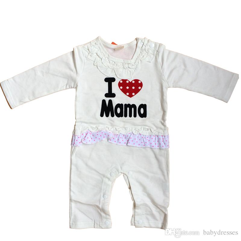 Baby Romper I ❤ Mama Cute Romper with Angel Wings - MYSTYLEMYCLOTHING
