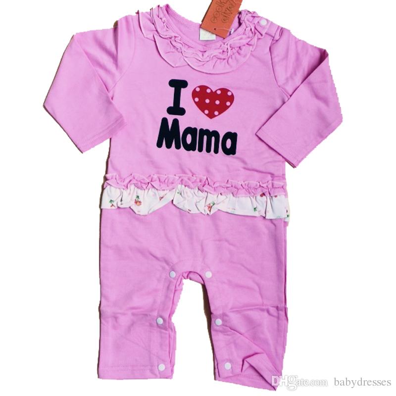 Baby Romper I ❤ Mama Cute Romper with Angel Wings - MYSTYLEMYCLOTHING