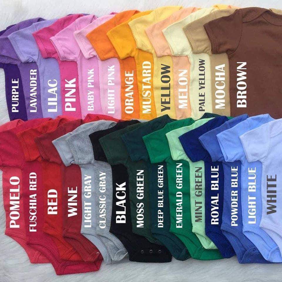 Baby Plain Onesies - MYSTYLEMYCLOTHING