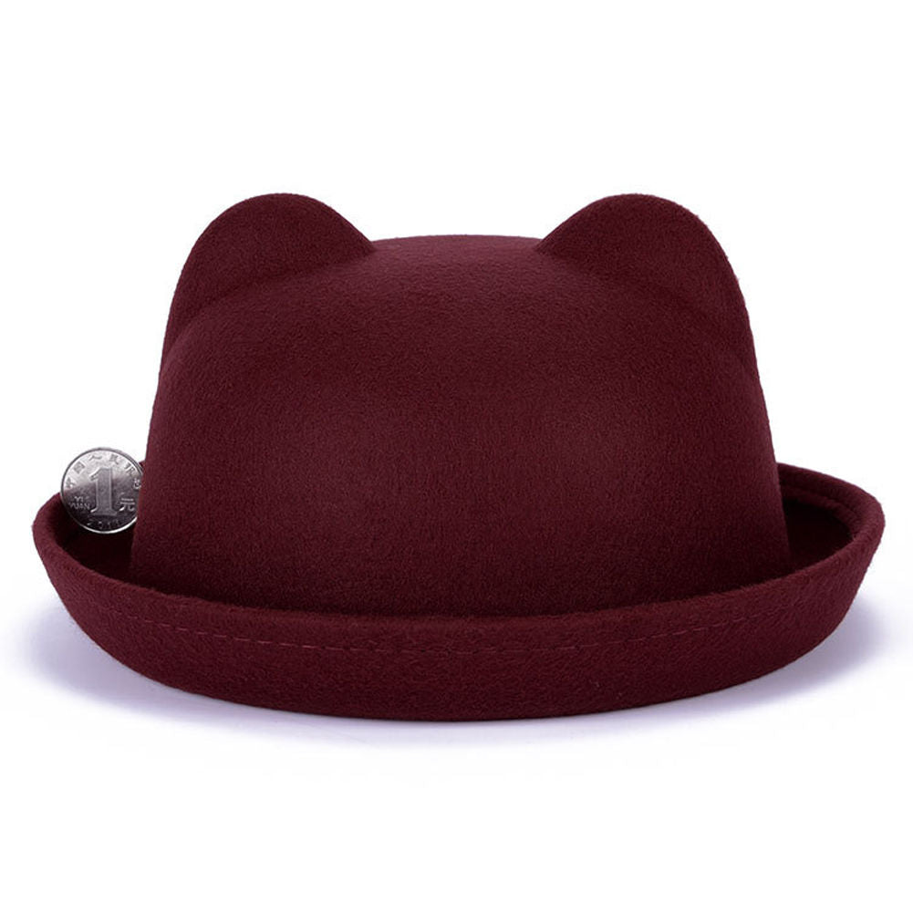 Happy Ear Bowler Hat - MYSTYLEMYCLOTHING