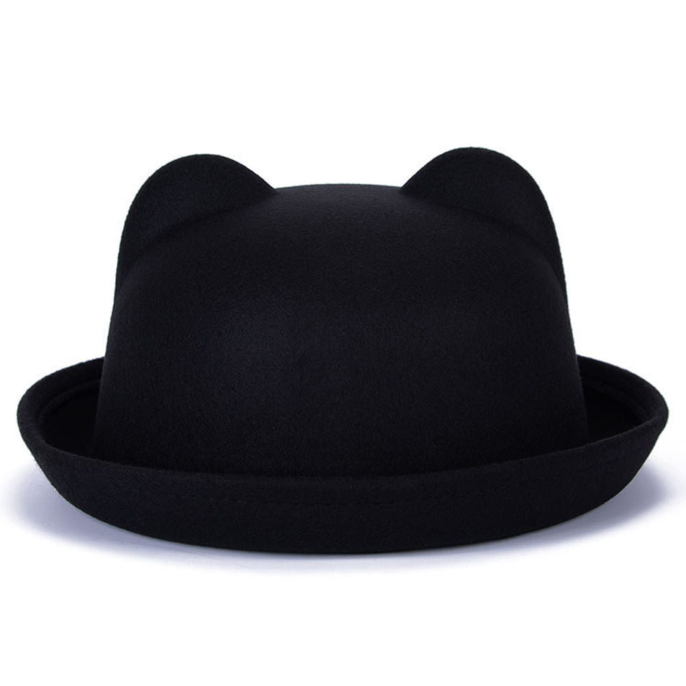 Happy Ear Bowler Hat - MYSTYLEMYCLOTHING
