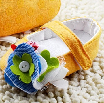 Baby Prewalker Anti-Skid Shoes - Top Baby Yellow - MYSTYLEMYCLOTHING