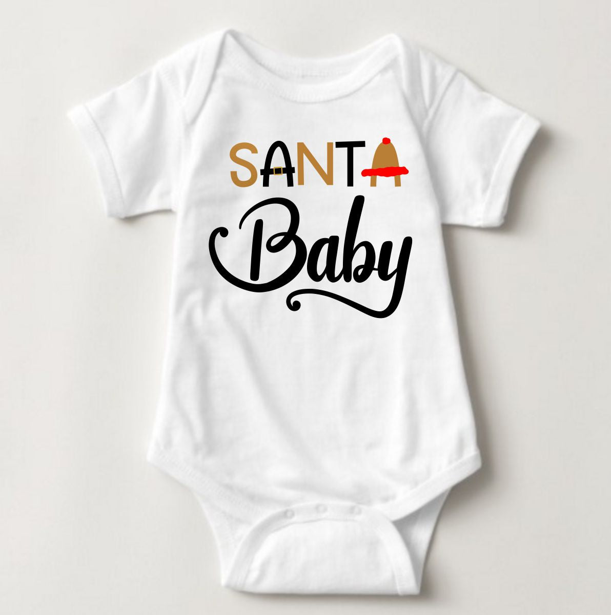 Baby Christmas Holiday Onesies - Santa Baby II - MYSTYLEMYCLOTHING