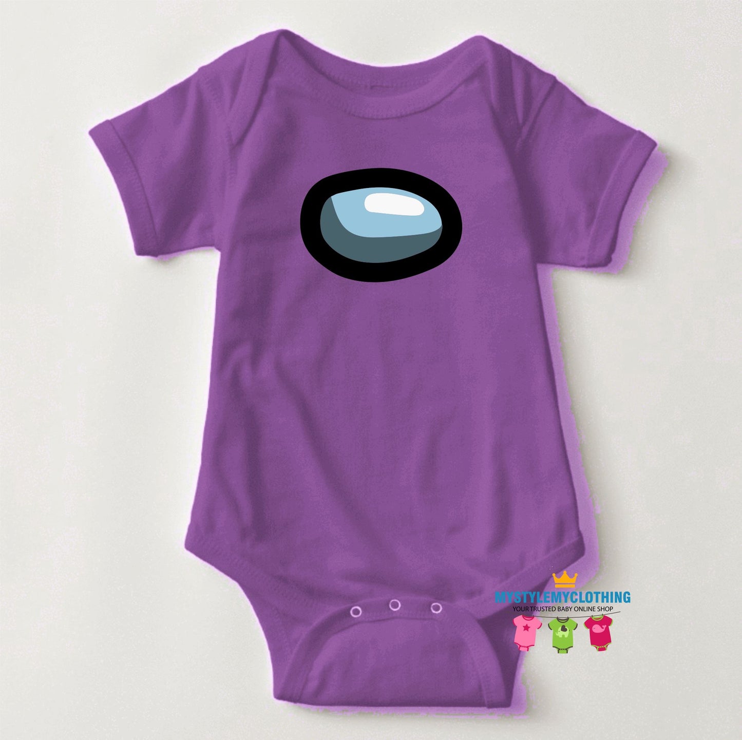Baby Character Among Us Onesies - Purple - MYSTYLEMYCLOTHING