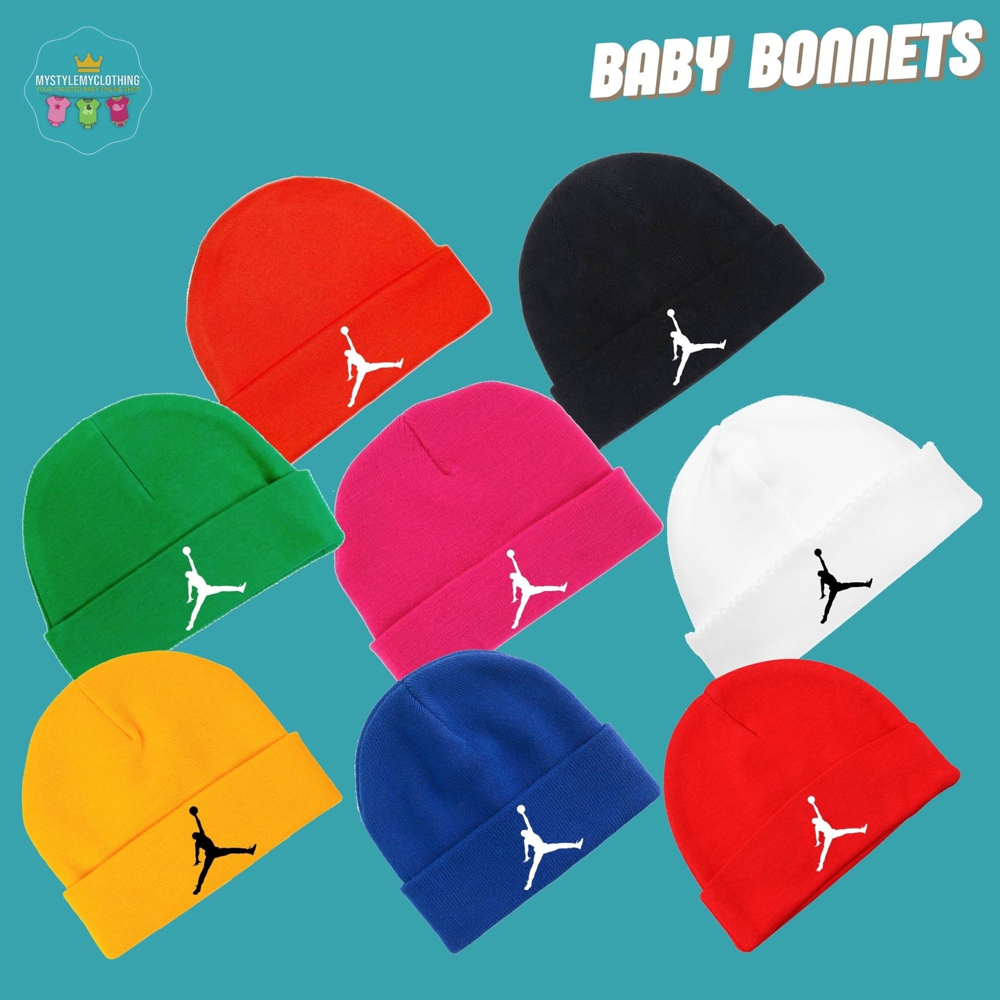 Baby Basketball Bonnets - Jordan