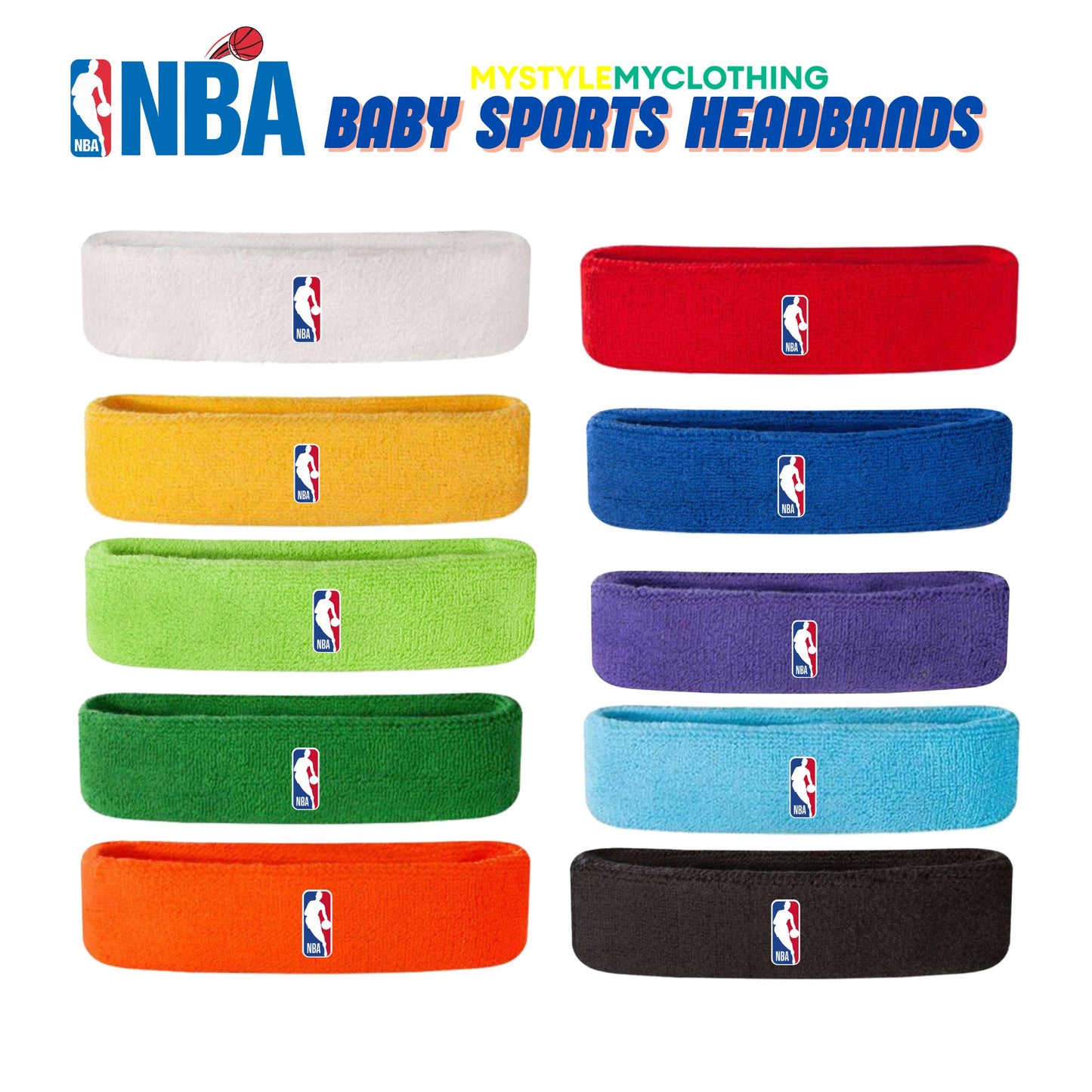 Baby Basketball Sports Headbands - NBA