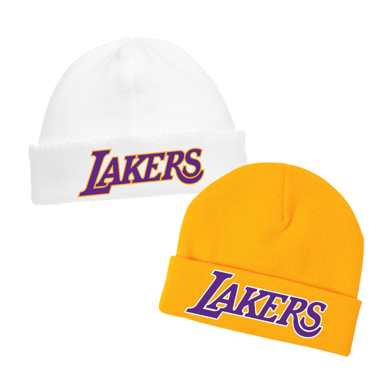 Baby Basketball Bonnets - Lakers