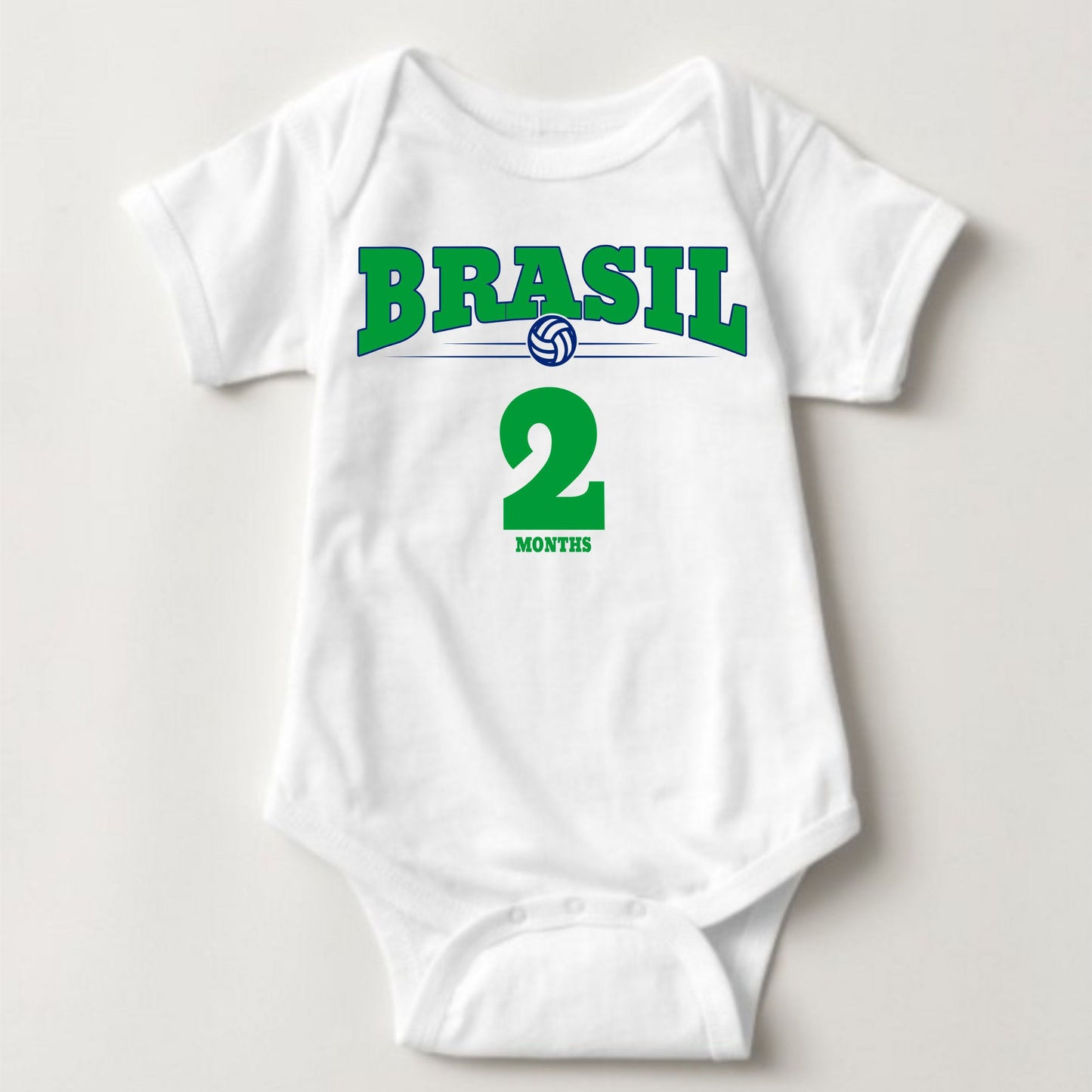 Baby FIFA Soccer Football Jersey Onesies - Brazil